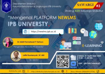 Internal E-Training untuk Staff DSVK “Sharing ASIK Keluarga Silvikultur” (SAWARGI) Series #3