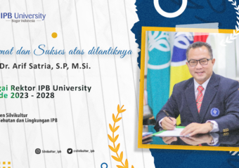 SELAMAT DAN SUKSES ATAS DILANTIKNYA PROF. DR. ARIF SATRIA, S.P., M.SI. SEBAGAI REKTOR IPB PERIODE 2023-2028